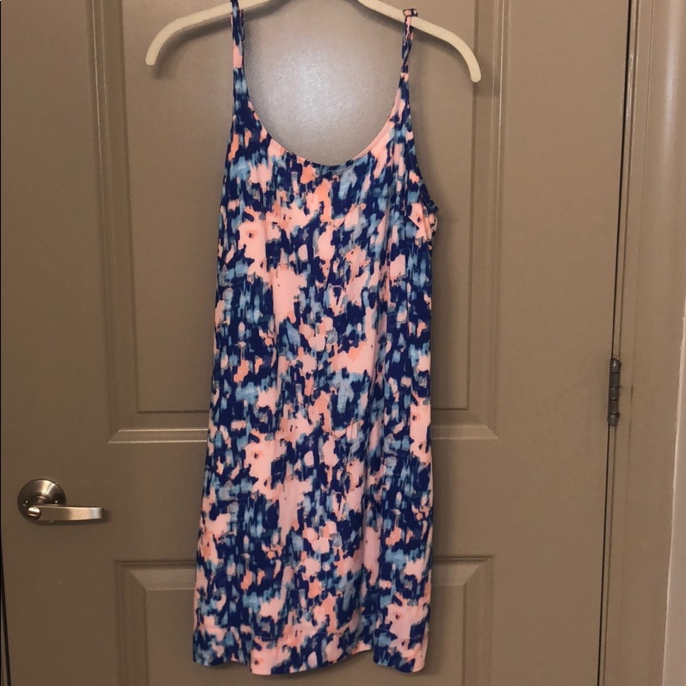 Splendid blue and pink dress